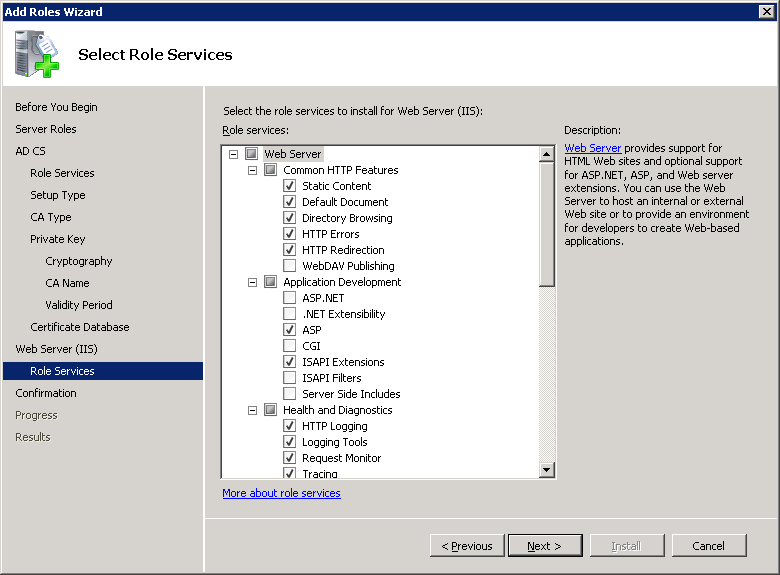 windows-server-2008-IIS-role-services