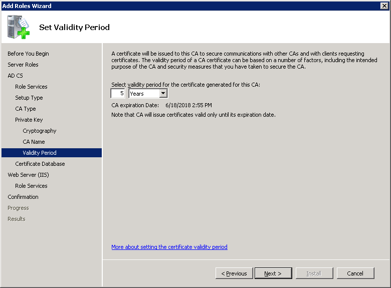 windows-server-2008-ca-validity-period