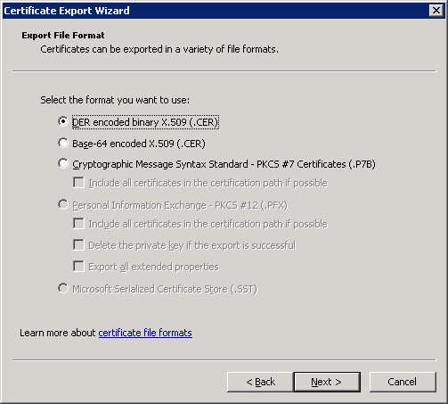 windows-server-2008-certificate-file-formats
