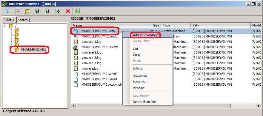 ESXi 5 vsphere client add to inventory