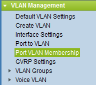 Cisco SMB Port VLAN Membership