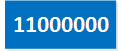 11000000 binary number