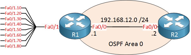 OSPF Sub-interfaces