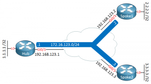 DMVPN Phase 1 OSPF Routing