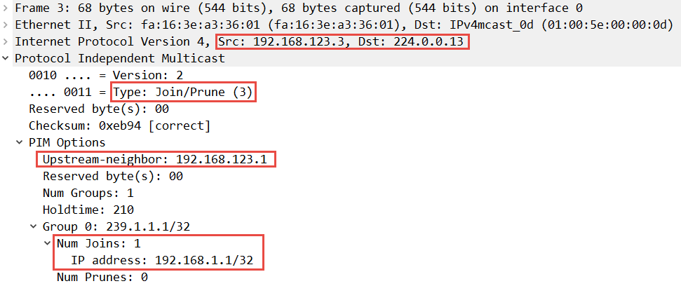 multicast pim r3 prune override