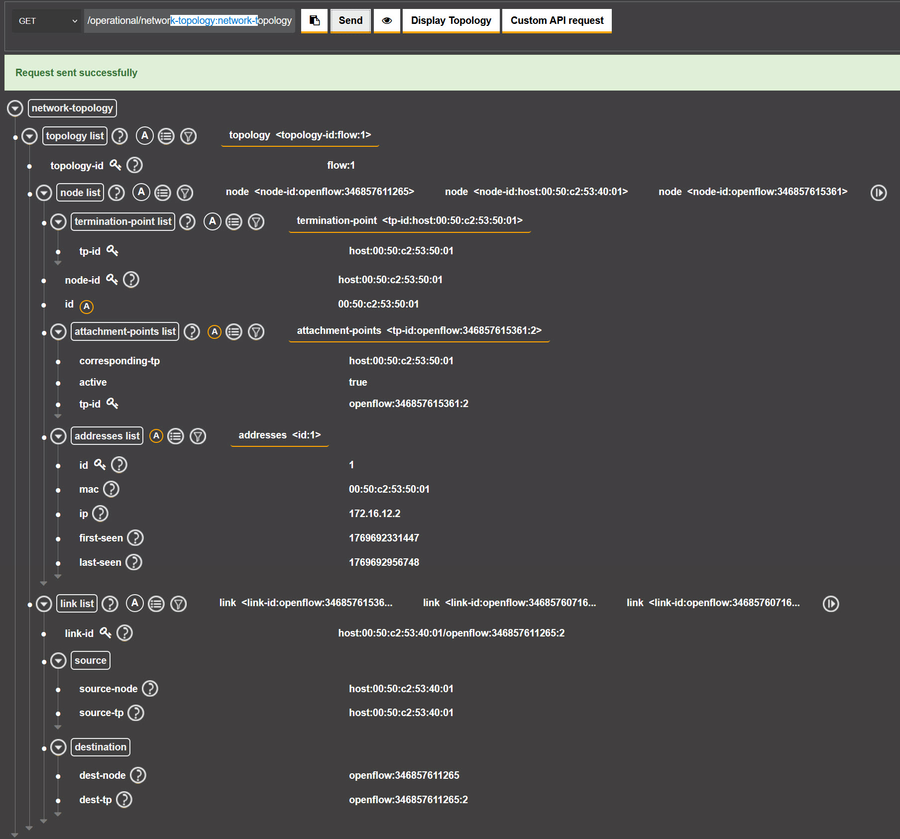 Opendaylight Yang Ui Topology Network