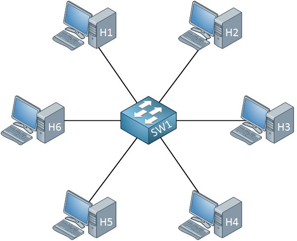 network switch and router topology