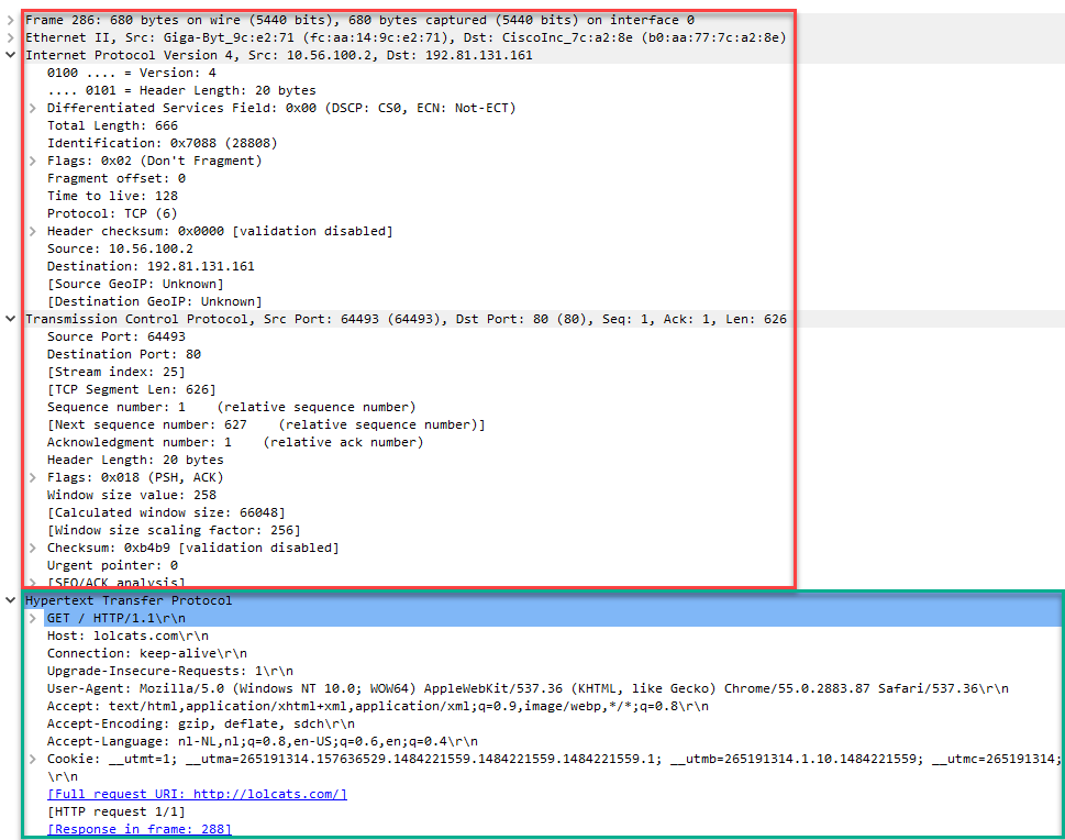 wireshark osi model layer 3 4 7