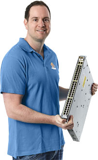 Rene Molenaar Holding Cisco Hardware