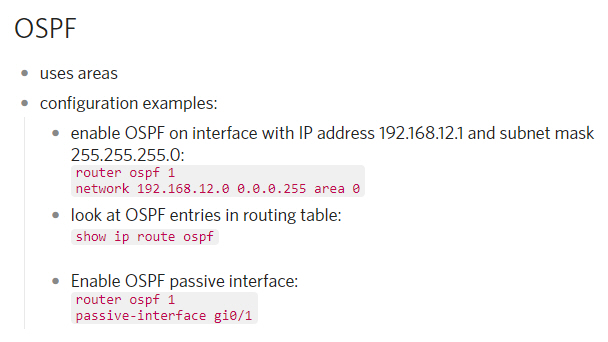 Dynalist Ccna Rs Routing Ospf