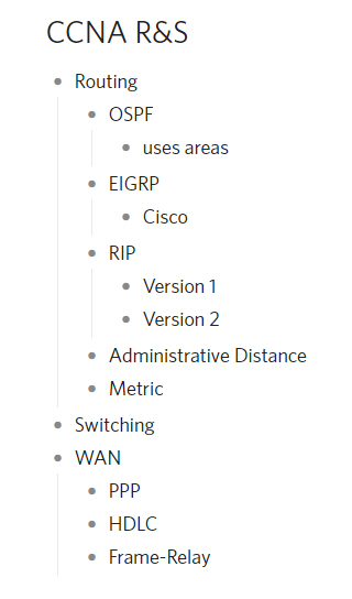 Dynalist Ccna Rs