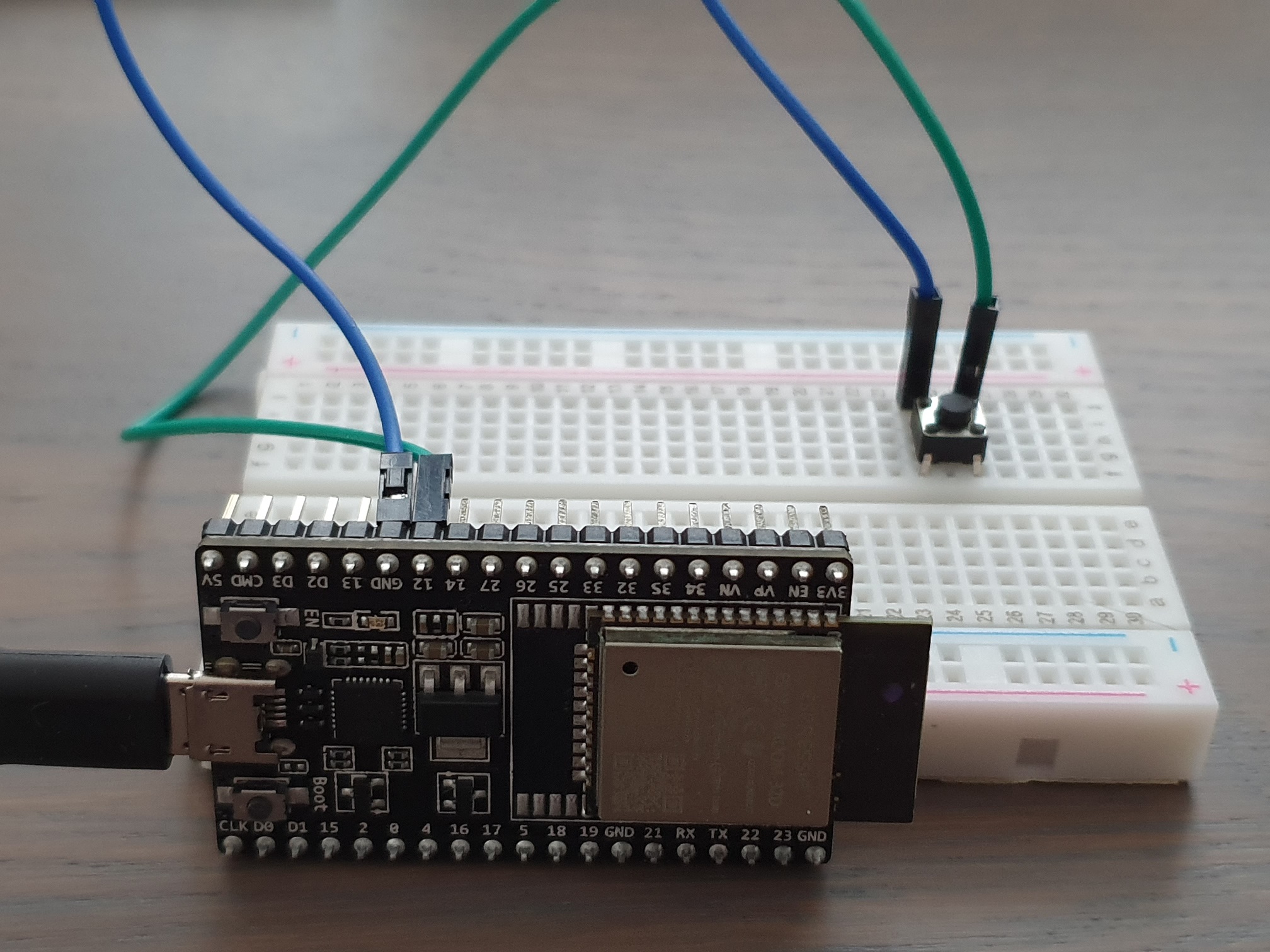 Esp32 Breadboard Button