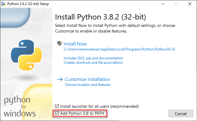 Install Python Path