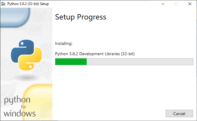 Python Setup Progress
