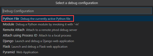 Vscode Python Debug