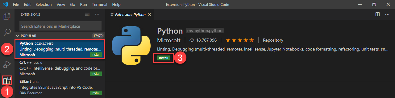 Vscode Python Extension