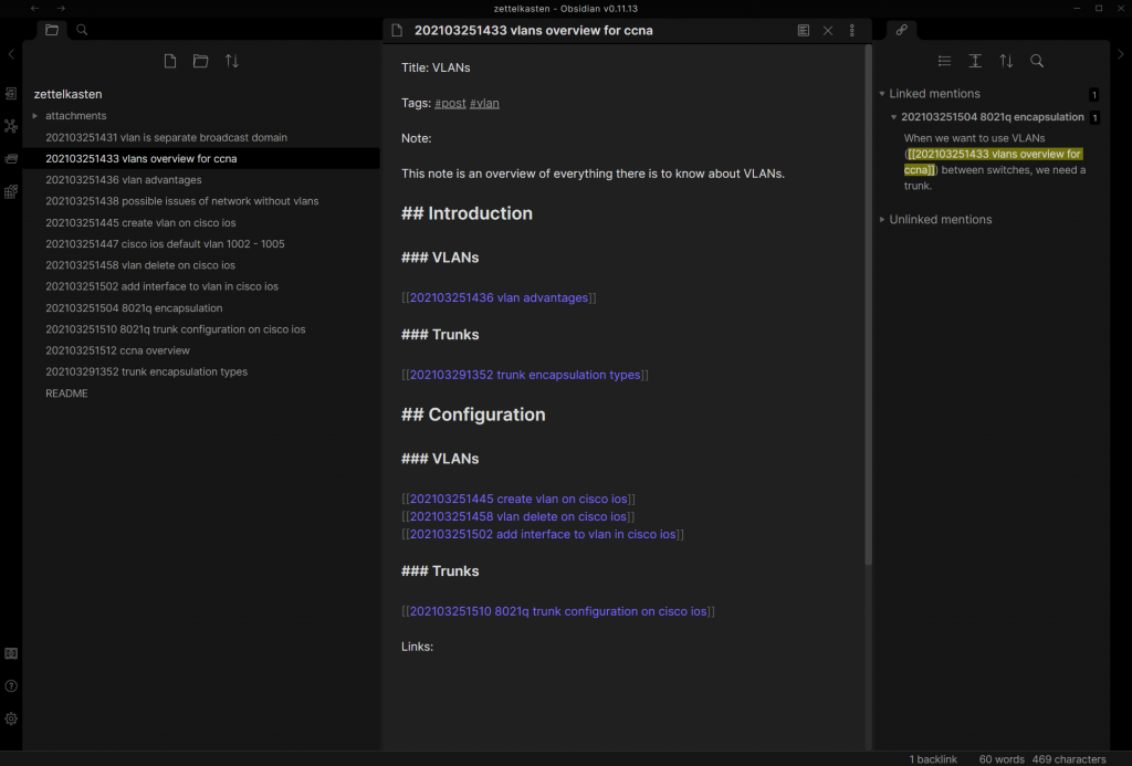 How to take Networking Notes