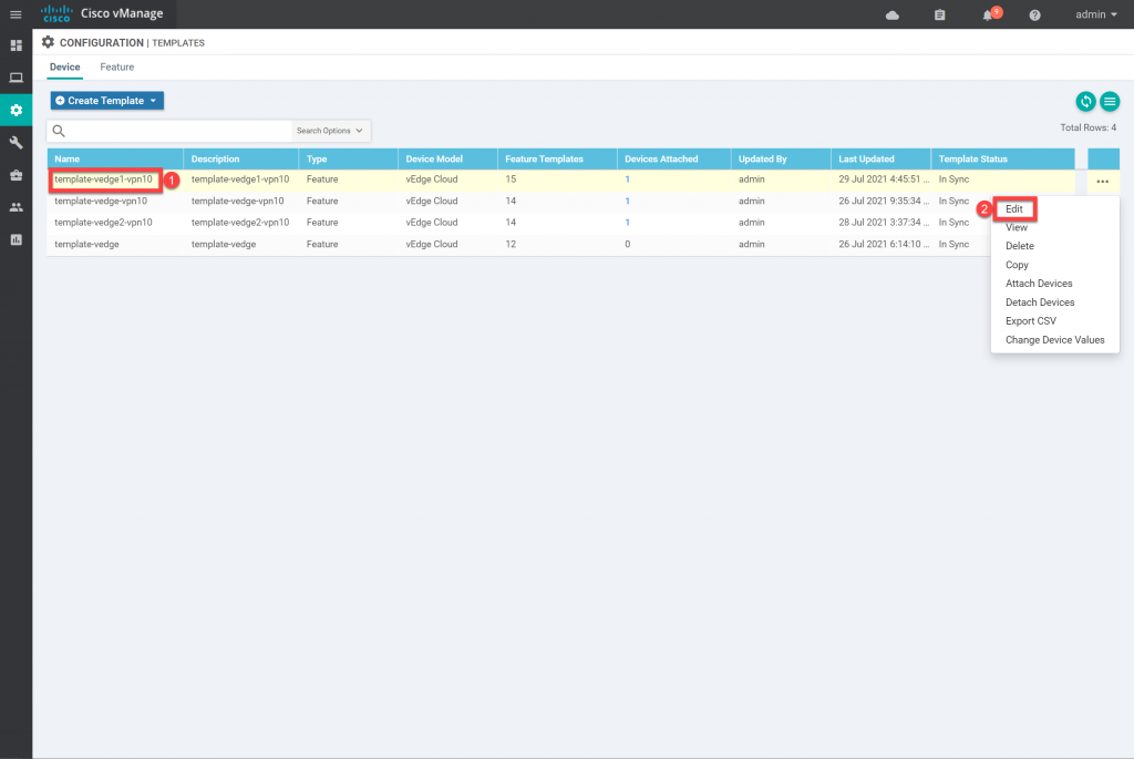Cisco SD-WAN OSPF Configuration