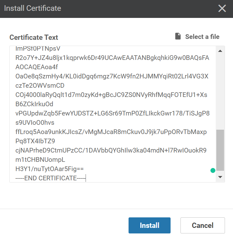 Cisco Sd Wan Viptela Vmanage Certificate Vmanage Install Certificate2