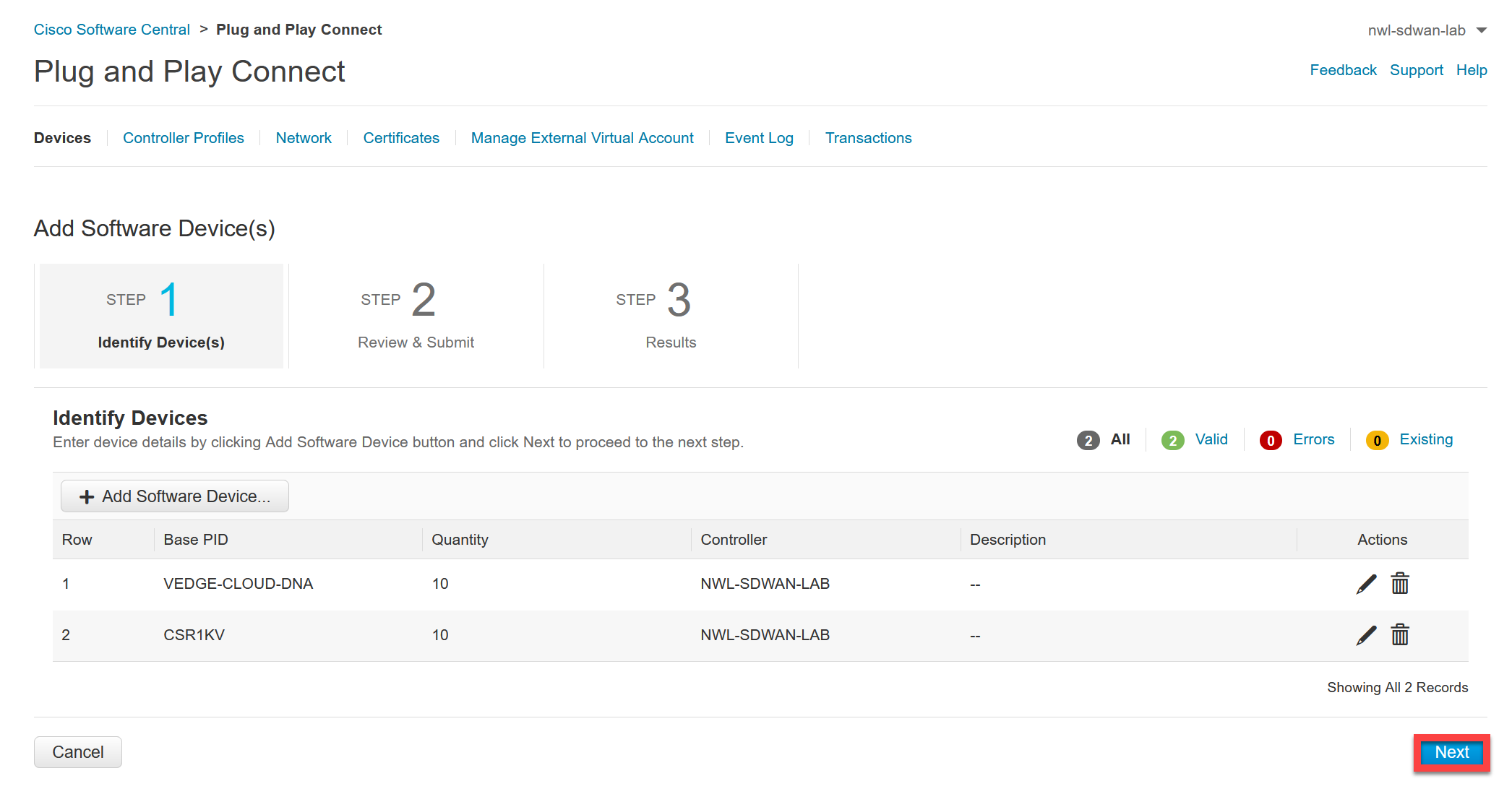 Cisco Software Central Plug Play Devices Software Identify Device Overview