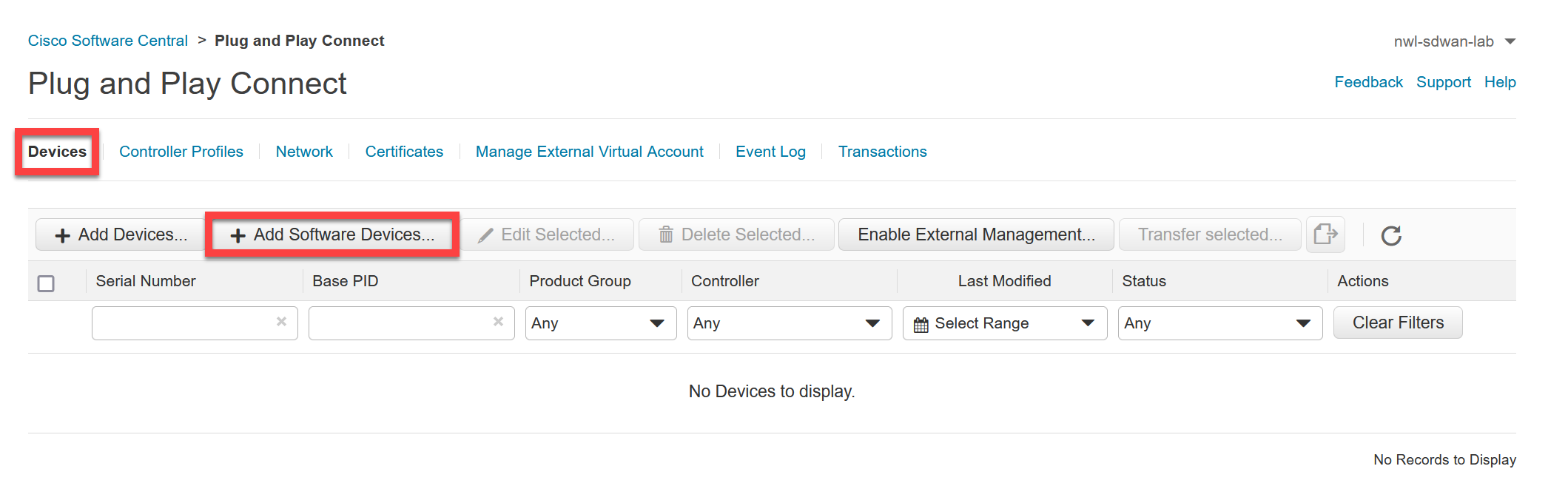 Cisco Software Central Plug Play Devices Software