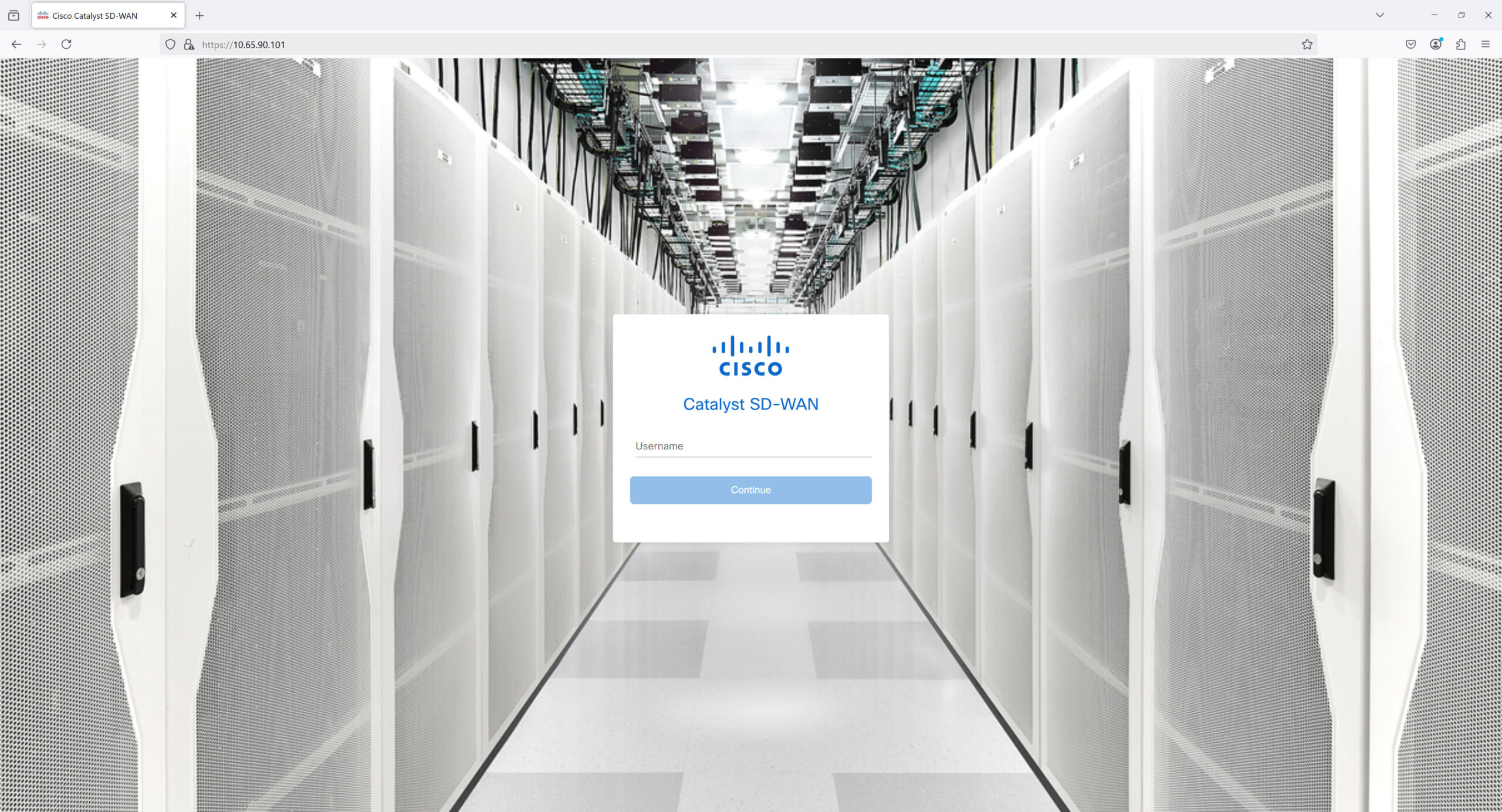 Cisco Sd Wan Catalyst Sd Wan Login Page